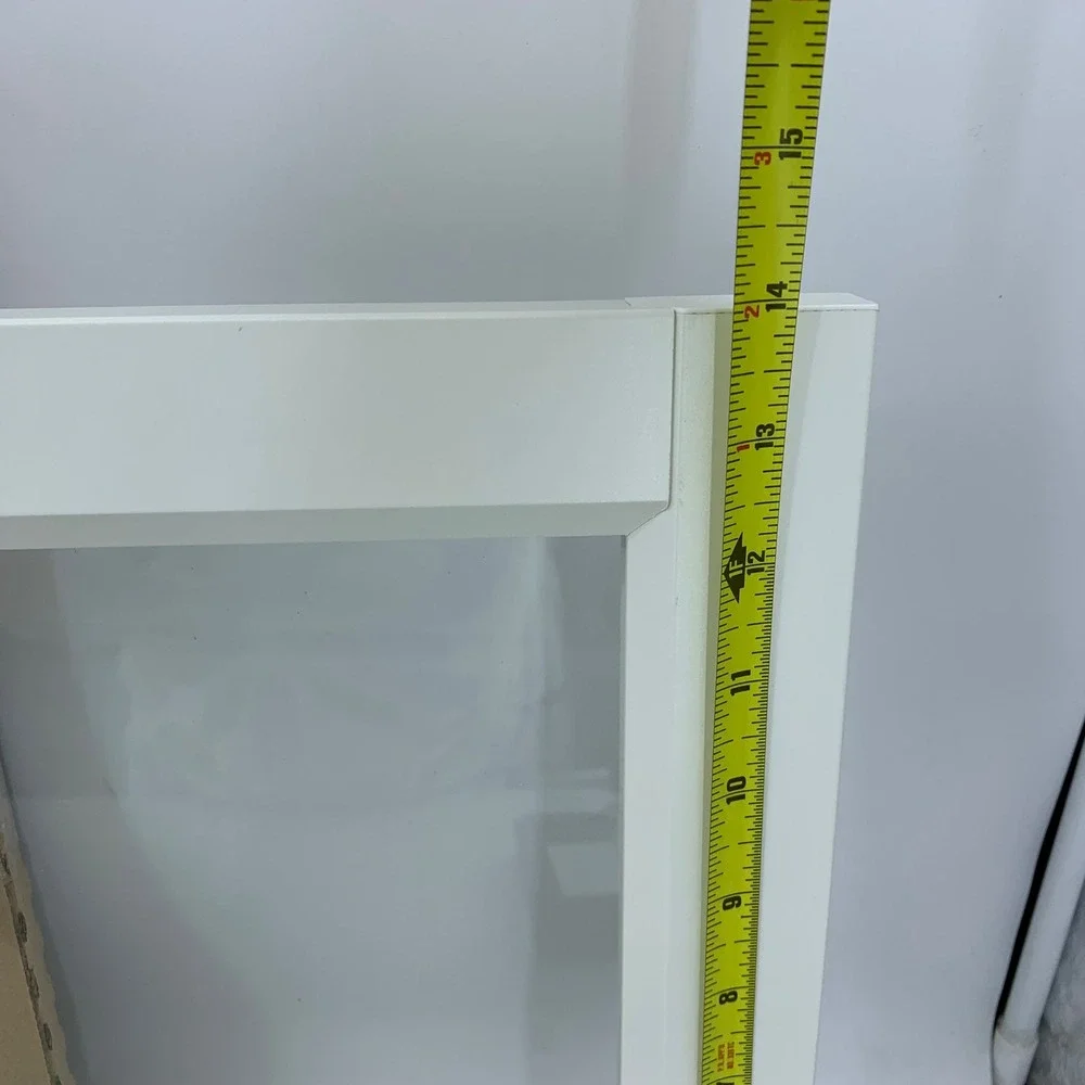 IKEA BILLY OXBERG Glass Door White 15.75x13.75 502.756.19 Replacement Part